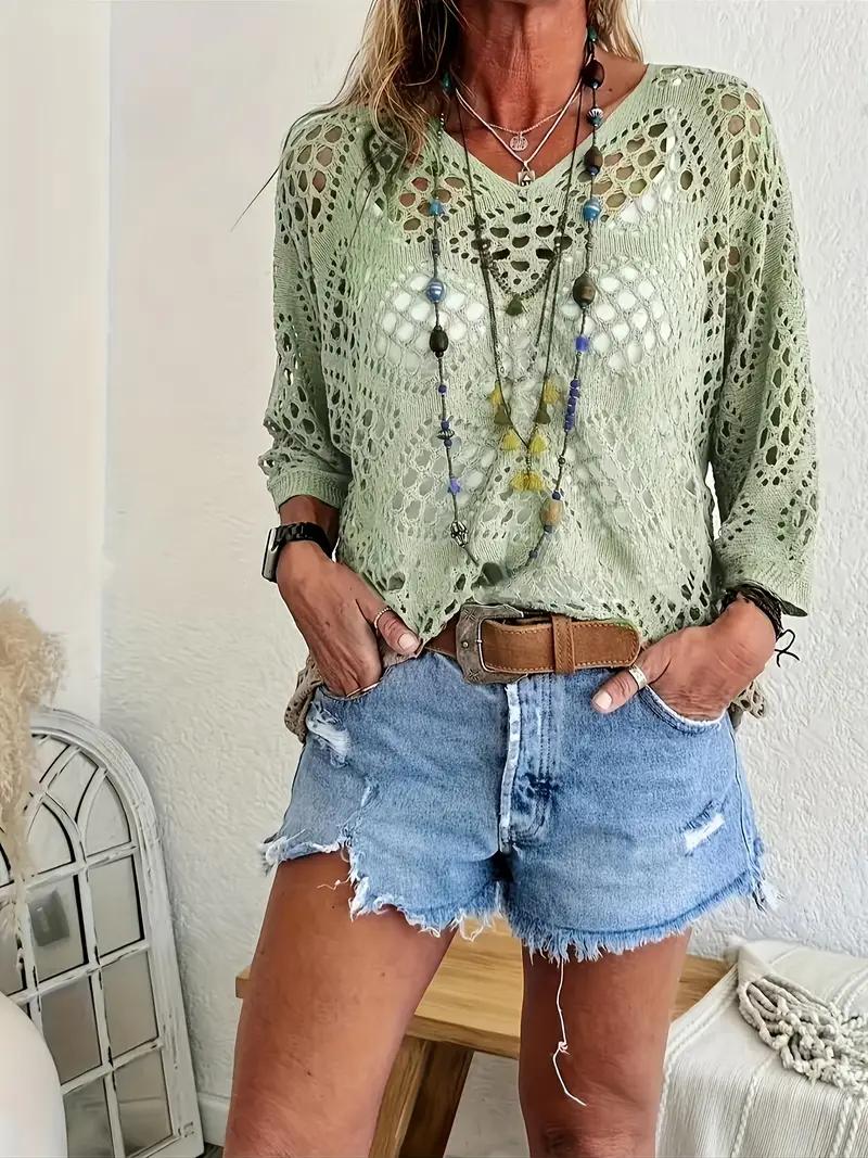 Demoprodukt - Bohemian V-Neck Sweater