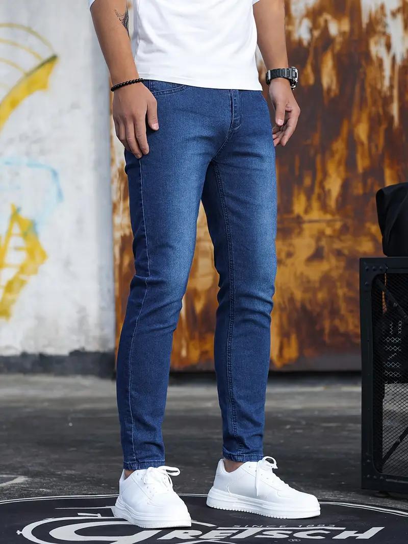 Skinny Stretch Denim Bukse